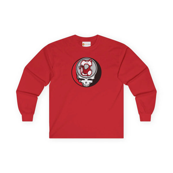 Grateful Dead - Cortland State Stealie Grateful Dead Long Sleeve Tee - StealieShop